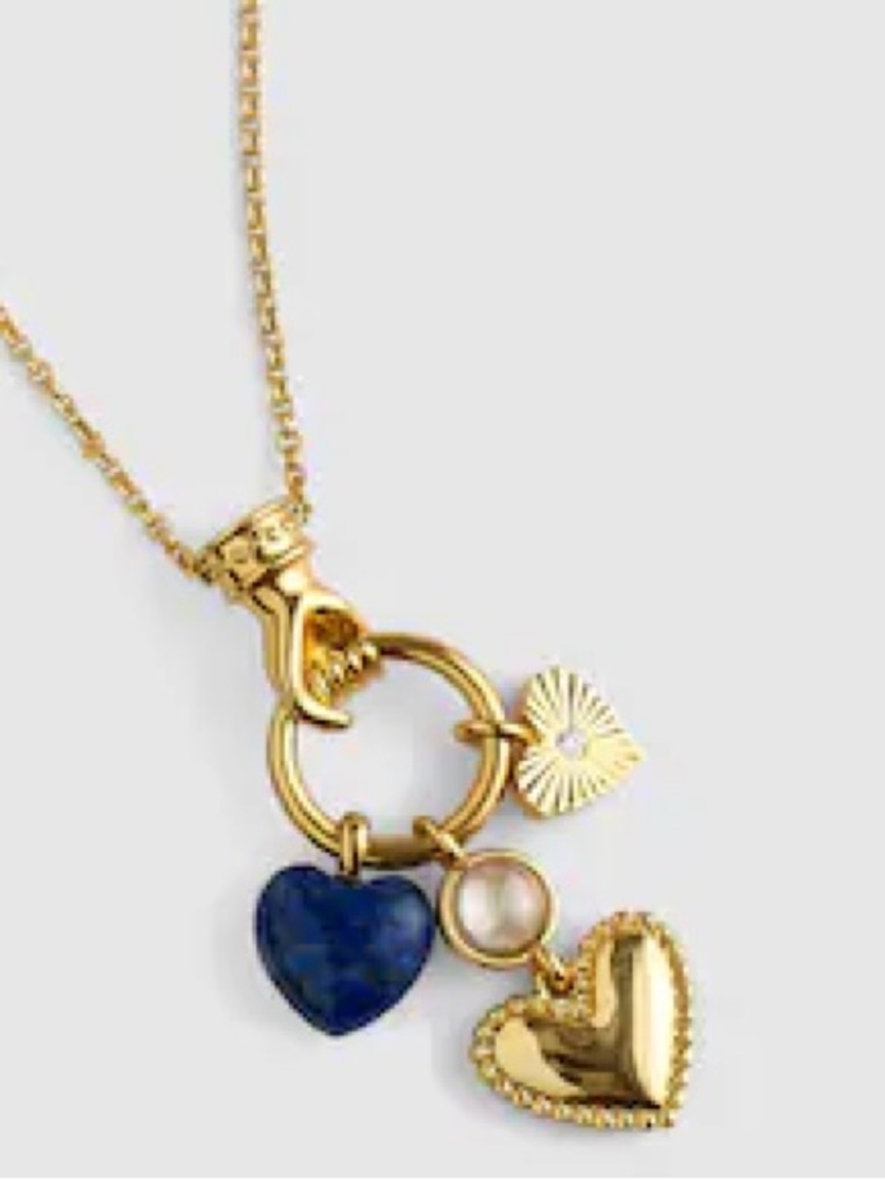 Madewell Gold Heart Charm Necklace - Picture 3 of 3